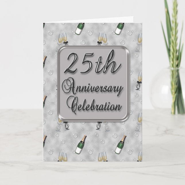 Invitation à la fête du 25e anniversaire (Devant)