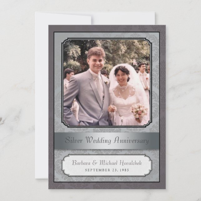 Invitation à la fête du 25e anniversaire de Damask (Devant)