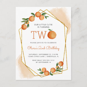 Invitation à la fête du 2ème anniversaire d'Orange