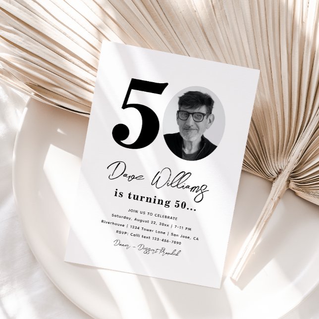 Invitation à la fête du 50e anniversaire | 50e ann (Créateur téléchargé)