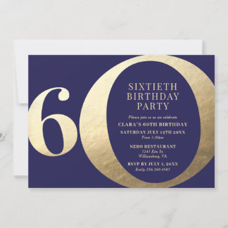 Invitation à la fête du 60e anniversaire