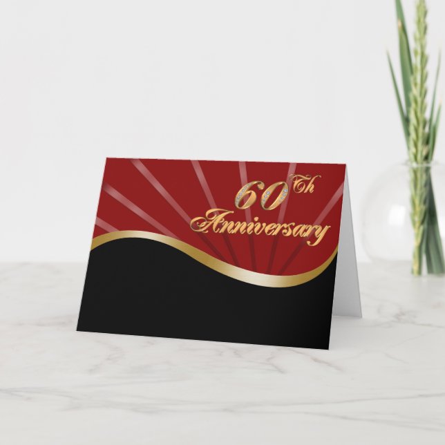 Invitation à la fête du 60e anniversaire (Devant)