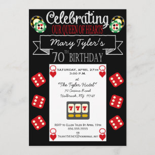 Invitation à la fête du 70e anniversaire de la Rei