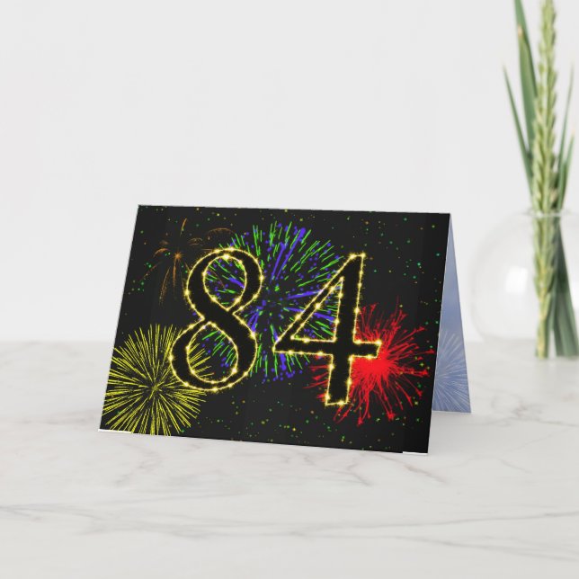 Invitation à la fête du 84e anniversaire (Devant)