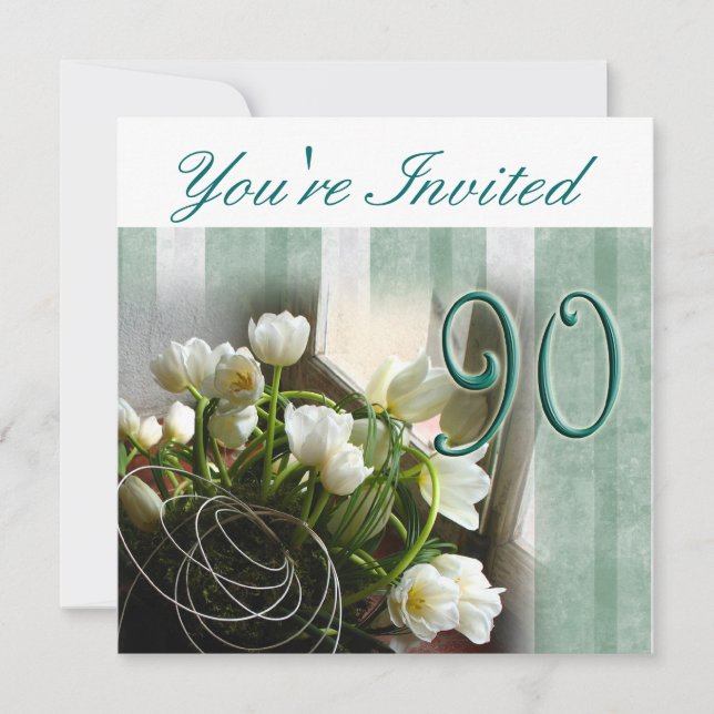 Invitation à la fête du 90e anniversaire - Calla l (Devant)