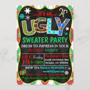 Invitation à la Fête du Chant moche de Noël