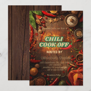 Invitation à la fête du concours de chili