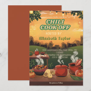 Invitation à la fête du concours de chili
