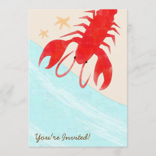 Invitation à la fête du homard à vapeur