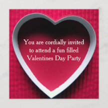 Invitation à la fête du Jour de Valentines Concept