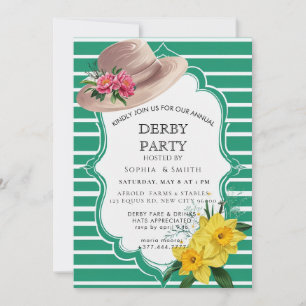 Invitation à la fête du Kentucky Derby dans le jar