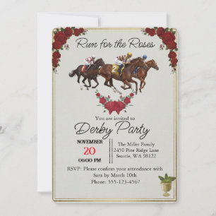 Invitation à la fête du Kentucky Derby Run for the