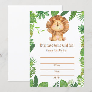Invitation à la fête du lion