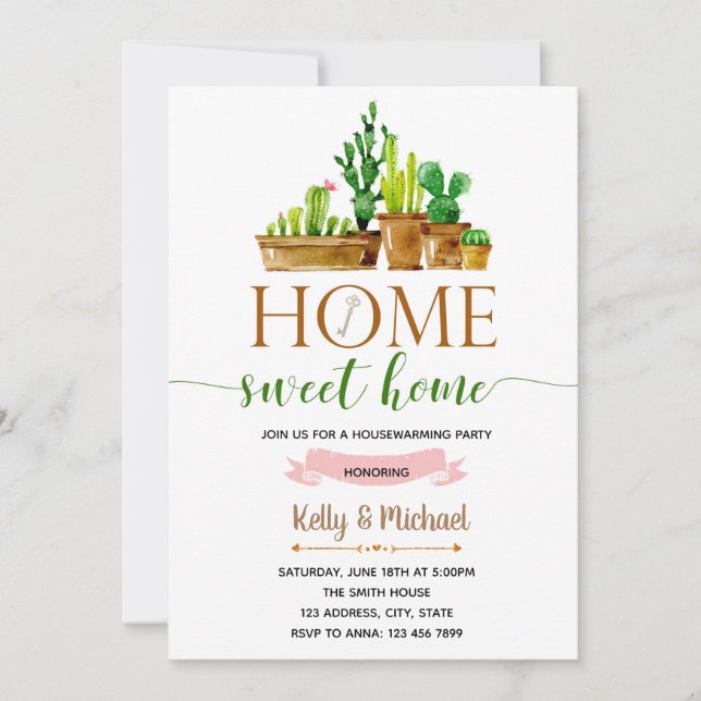 Invitation à la fête du ménage (Devant)