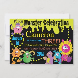 Invitation à la fête du monstre