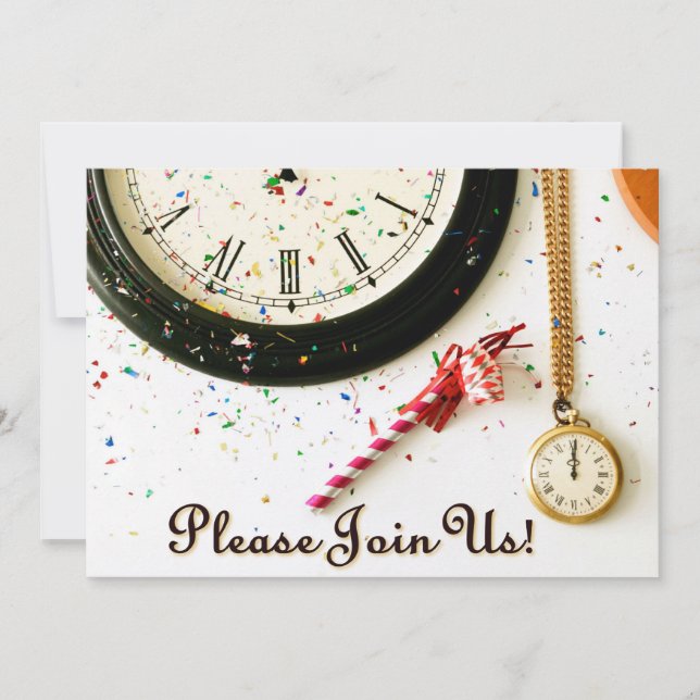 Invitation à la fête du Nouvel An (Devant)