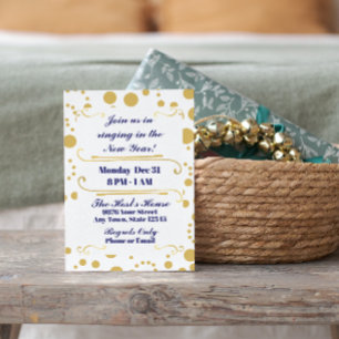 Invitation à la fête du Nouvel An