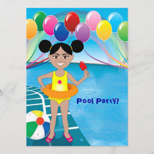 Invitation à la fête du pool