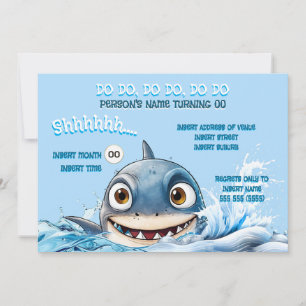 Invitation à la fête du requin souriant   Plaisir 
