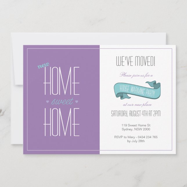 Invitation à la fête du réveil de la maison (Devant)