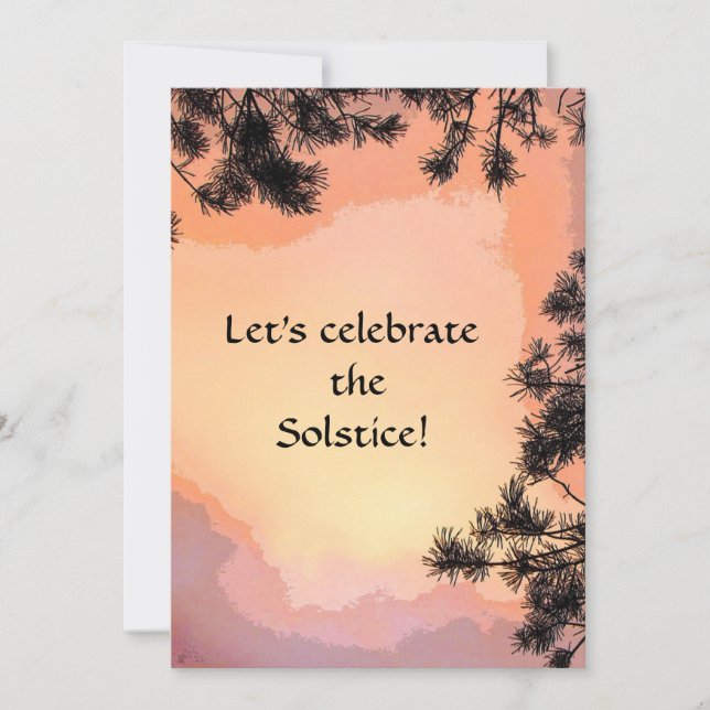 Invitation à la fête du Solstice d'été (Devant)