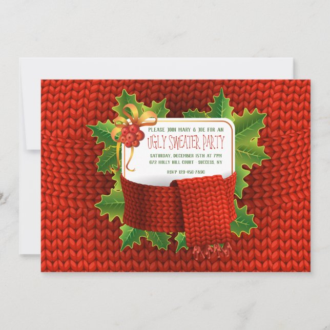Invitation à la fête du Sweater (Devant)
