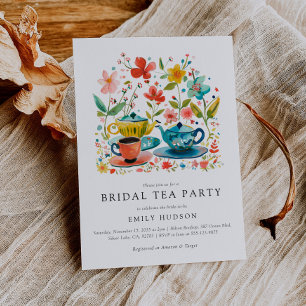 Invitation à la fête du thé floral