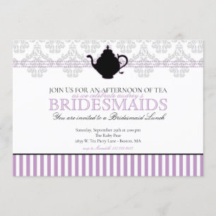 Invitation à la fête du thé violet