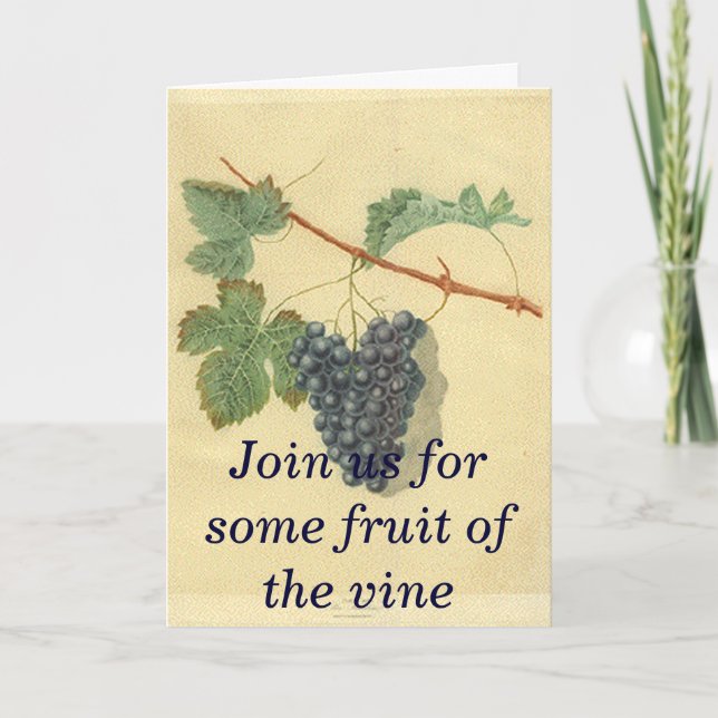 Invitation à la fête du vin (Devant)