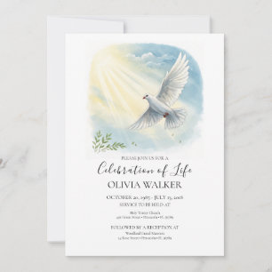 Invitation à la fête funéraire de la colombe du so