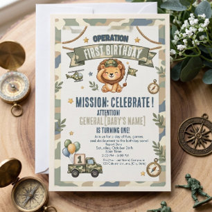 Invitation à la fête militaire pour le premier ann