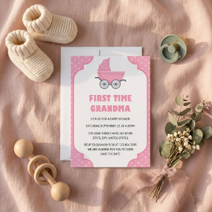 Invitation à la fête pour bébé de la première gran