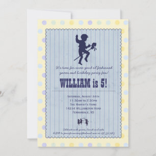 Invitation à la fête Vintage pour le plaisir de la