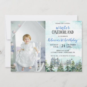 Invitation à la forêt d'hiver de ONE derland pour 