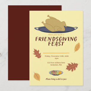 Invitation à la Friendsgiving