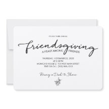 Invitation à la Friendsgiving