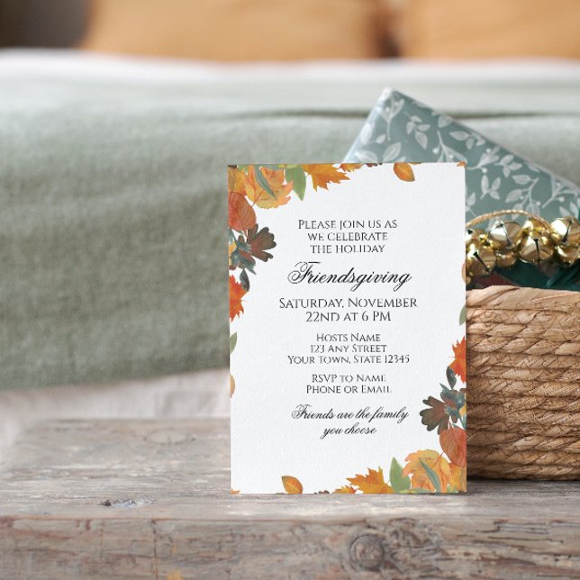 Invitation à la Friendsgiving (Créateur téléchargé)