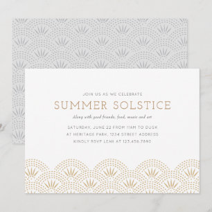 Invitation à la Gold Summer Solstice Party