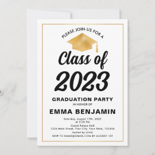 Invitation à la graduation classique
