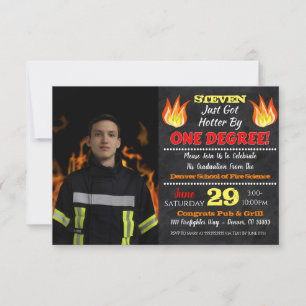Invitation à la graduation des pompiers 
