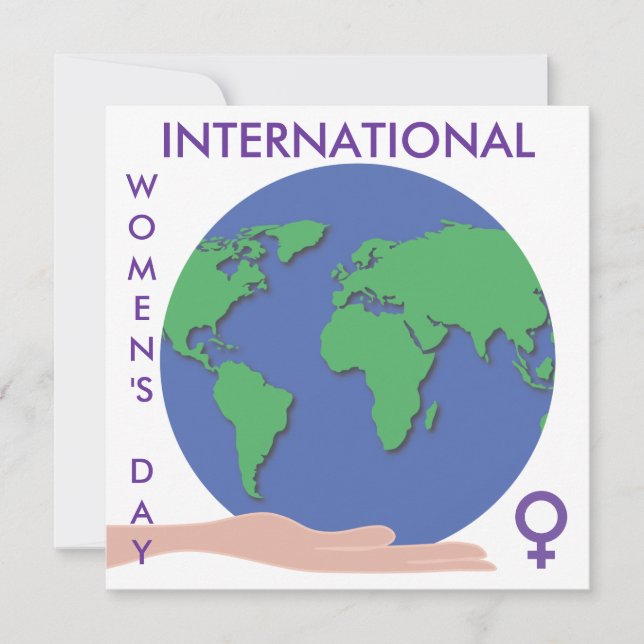 Invitation à la Journée internationale de la femme (Devant)