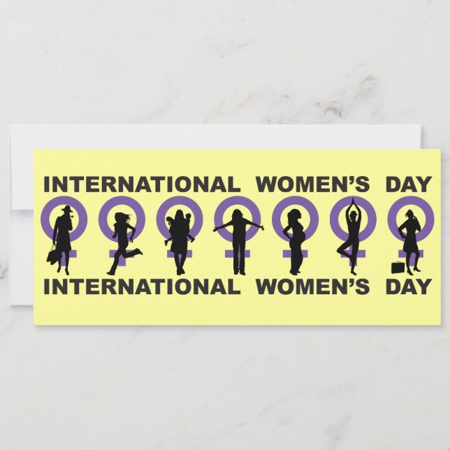 Invitation à la Journée internationale de la femme (Devant)