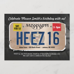 Invitation à la licence pour le Mississippi pour l