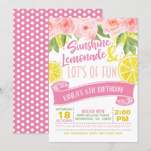 Invitation à la limonade
