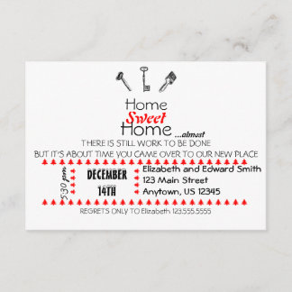 Invitation à la maison douce à la maison