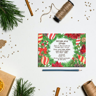 Invitation à la maison ouverte de Noël
