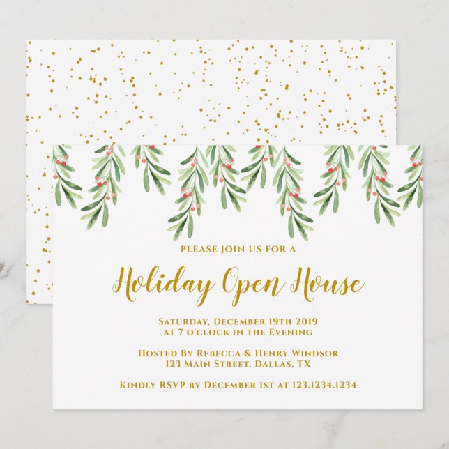 Invitation à la Maison ouverte de vacances, Invita (Devant / Derrière)