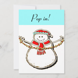 Invitation à la maison ouverte pour les fêtes