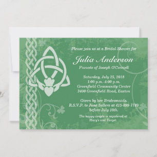 Invitation à la nuptiale de Claddagh