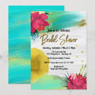 Invitation à la nuptiale de la brise tropicale océ